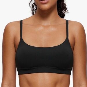 CRZ YOGA Butterluxe Adjustable Spaghetti Strap Sports Bra